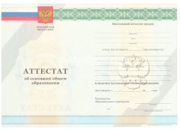 Аттестат за 9 класс 2011-2012 в Артёме