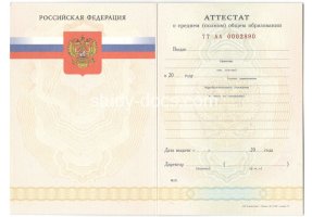 Аттестат за 11 класс 2007-2009 в Артёме