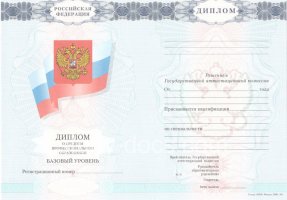 Диплом колледжа 2007-2010 в Артёме