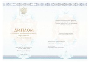 Диплом колледжа 2014 - 2019 в Артёме