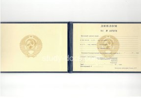Диплом техникума ссср старого образца в Артёме