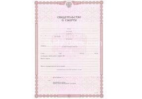 Свидетельство о смерти в Артёме